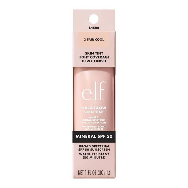 e.l.f HALO GLOW SKIN TINT 3 fair cool