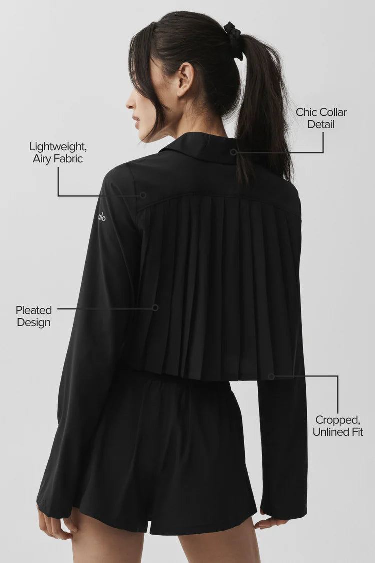 CAMISA CORTA MANGA LARGA- ALO YOGA