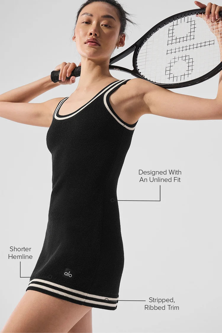 TENNIS CLUB SWEATER KNIT DRESS - ALO YOGA