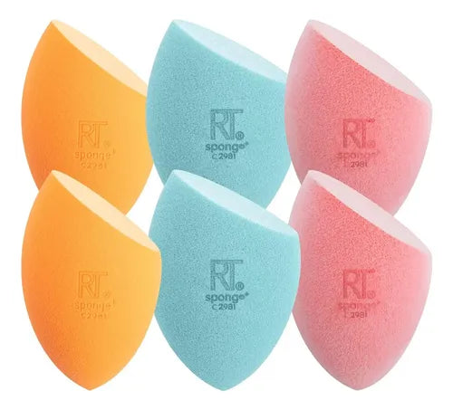 REAL TECHNIQUES ASSORTED MAKEUP BLENDING SPONGES