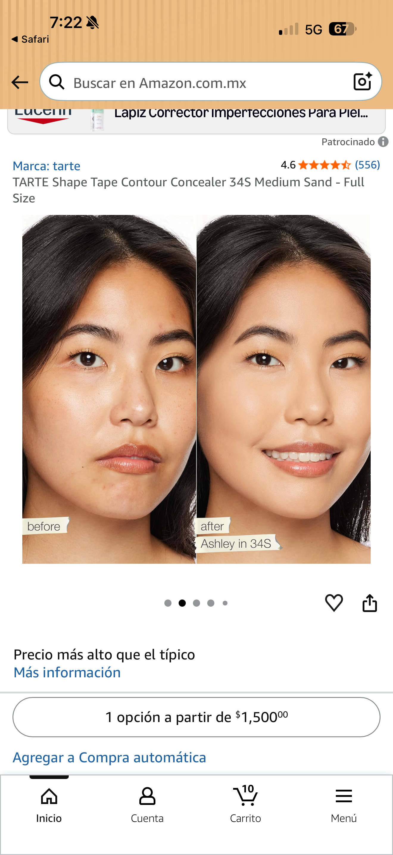 CORRECTOR TARTE