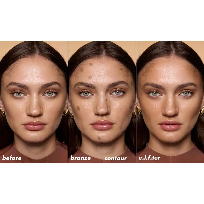 e.l.f BRONZER AND CONTOUR 4LIGHT MEDIUM